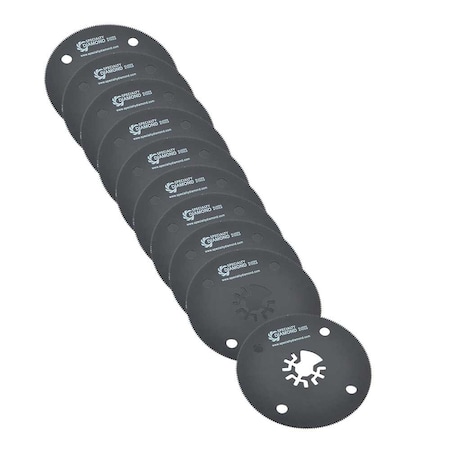 Versa Tool 80mm HSS Circular Multi-Tool Saw Blades, PK 10 AB10H